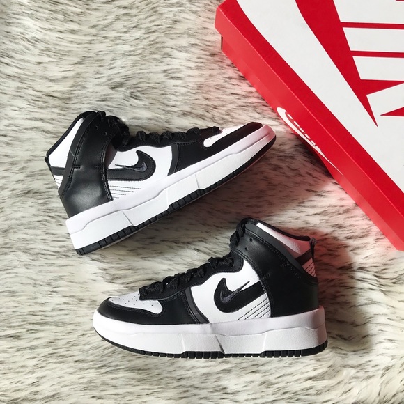 Women's Nike Dunk High Up "Panda" - Picture 2 of 11